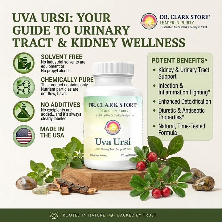 Uva Ursi, 500 mg 100 capsules