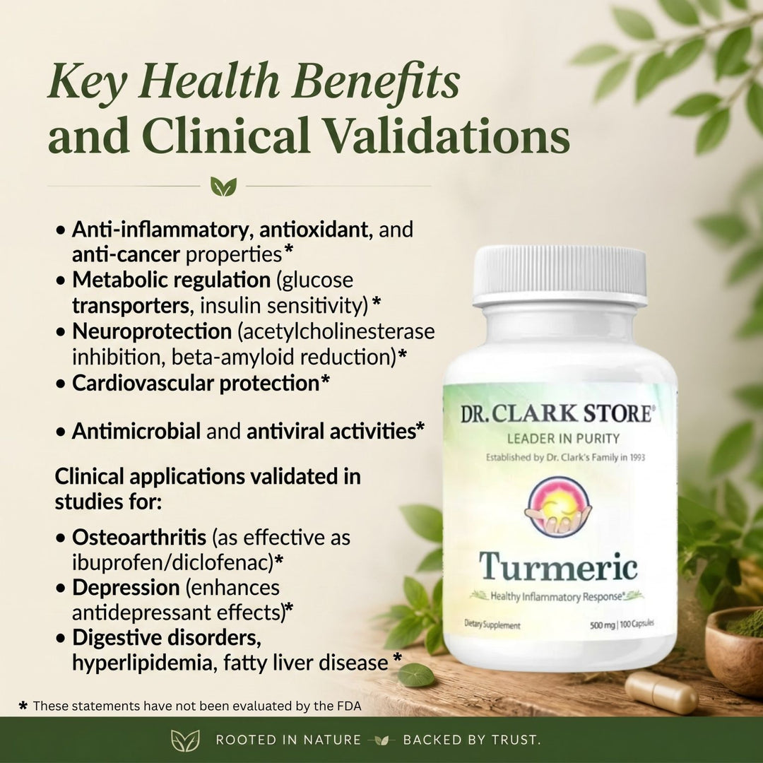 Turmeric, 500 mg 100 capsules