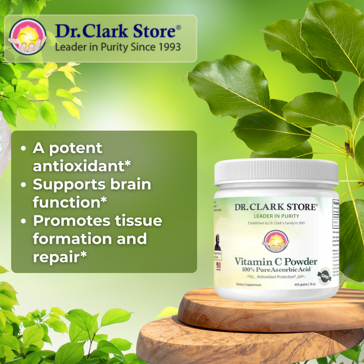 Vitamin C Powder, 1 lb Dr. Clark Store