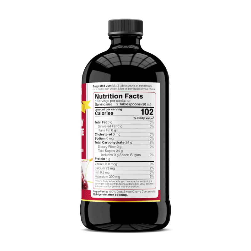 Bernard Jensen Products Black Cherry Concentrate, 4 fl. oz., nutrition facts, suggested use and ingredients