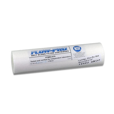 Flow-Pro microfiber filter (9.75”) Fits Dr. Clark Whole House Water Filter (Version 1 & 2).