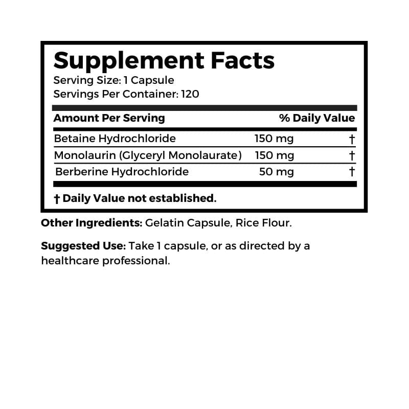 Dr. Clark Store Fungal Fighter supplement facts