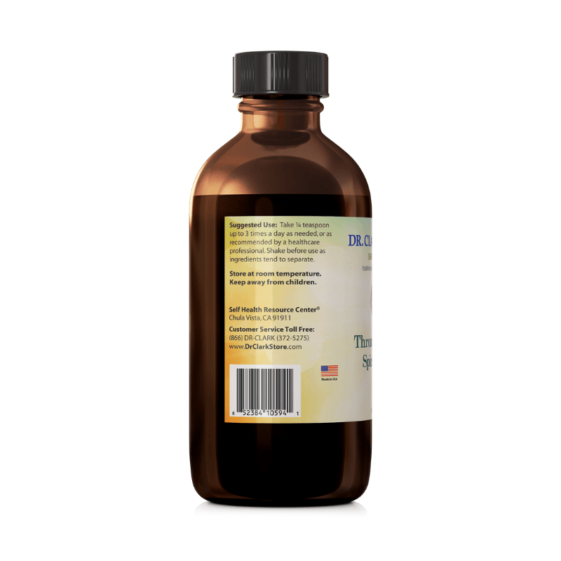 Dr. Clark Store Throat Clearing Spice Syrup suggested use