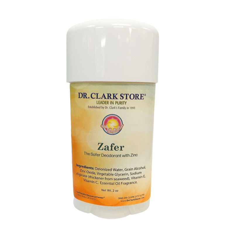 Dr. Clark Store Zafer Zinc Oxide Deodorant Gel, 2 oz