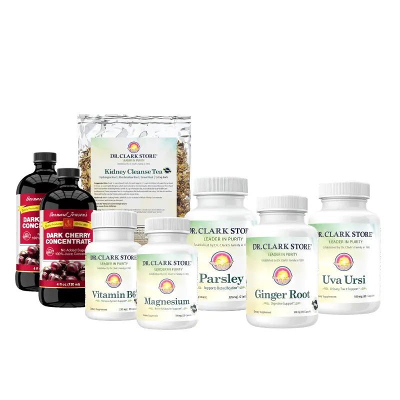 Dr. Clark Store Kidney Cleanse (3 weeks), includes 8 items