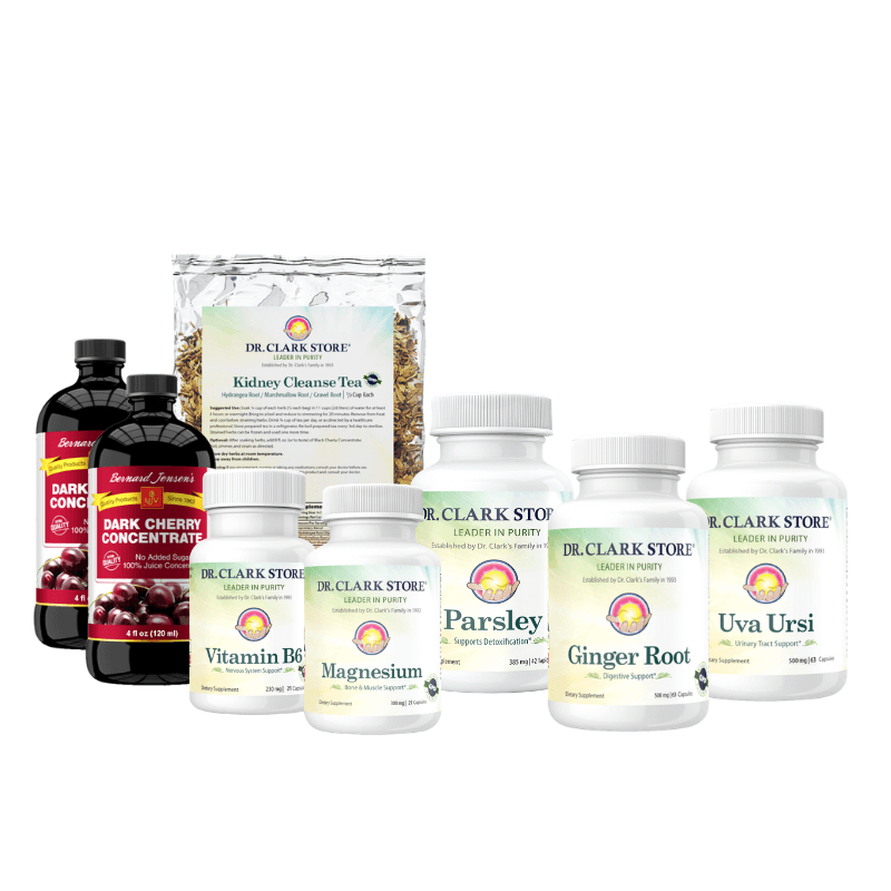 Dr. Clark Store Kidney Cleanse (3 weeks), includes 8 items