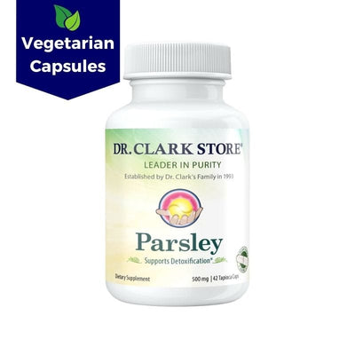 Dr. Clark Store Parsley, 500 mg 42 plant-based tapioca capsules
