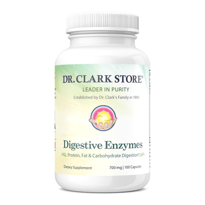 Dr. Clark Store Digestive Enzymes , 700 mg, 100 capsules