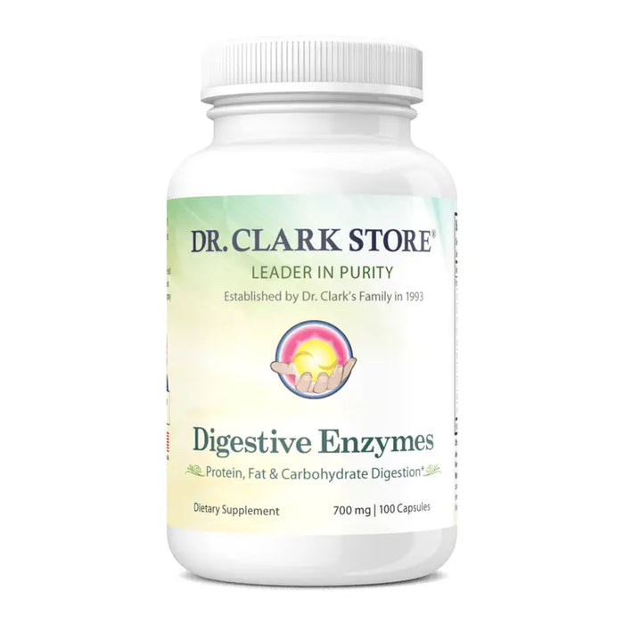 Dr. Clark Store Digestive Enzymes , 700 mg, 100 capsules