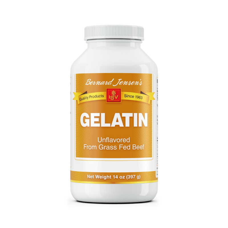 Bernard Jensen Products Gelatin Powder, 14 oz (397 g)