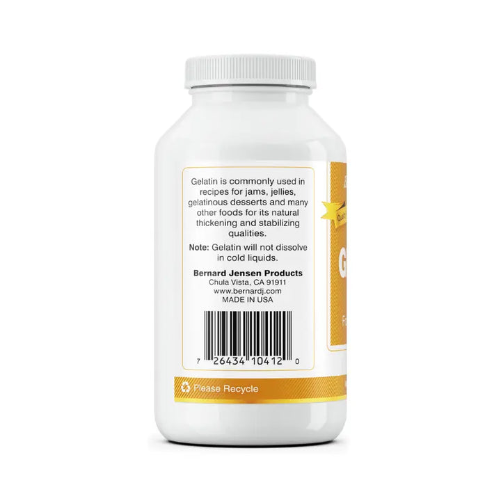 Bernard Jensen Products Gelatin Powder, 14 oz (397 g)