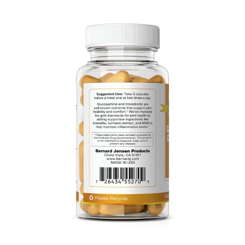 Bernard Jensen Products Glucosamine Chondroitin Plus suggested use