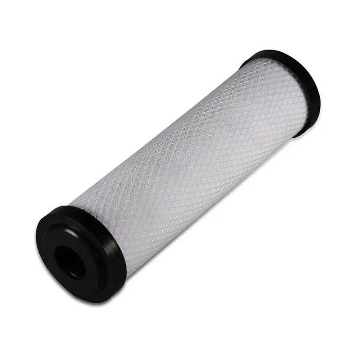 Pre-packed solid block activated carbon filter cartridge. Compatible with Dr. Clark Pure Countertop Filter.