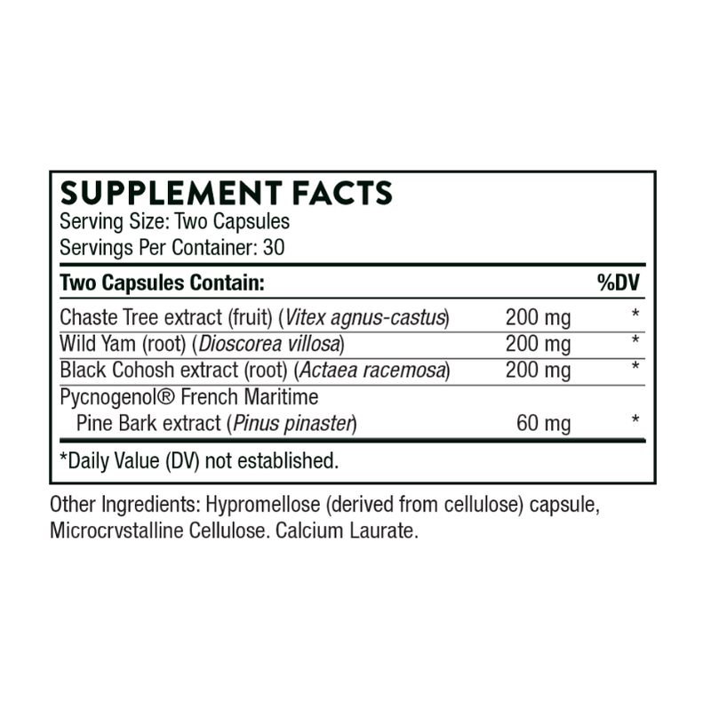 Thorne Research Meta-Balance supplement facts