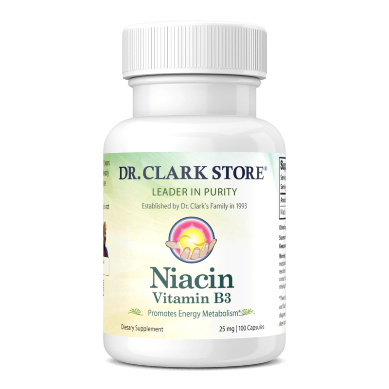 Dr. Clark Store Niacin, 25 mg, 100 cpasules