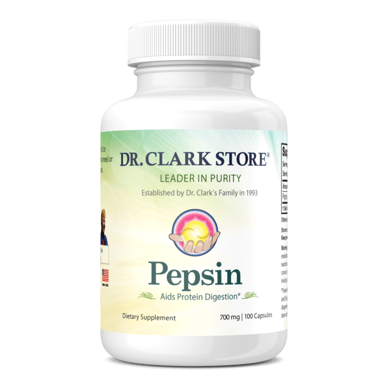 Dr. Clark Store Pepsin, 700 mg, 100 capsules