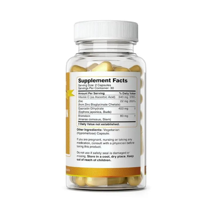 Bernard Jensen Products Quercetin Plus supplement facts