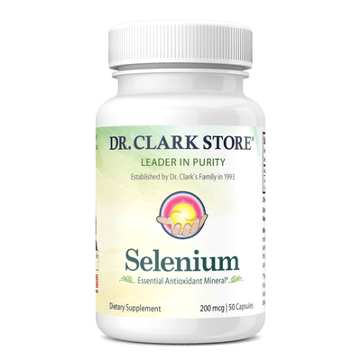 Dr. Clark Store Selenium, 200 mcg, 50 cpsules
