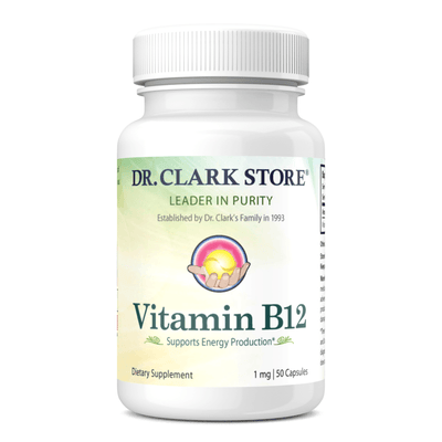 Dr. Clark Store Vitamin B12, 1 mg, 50 capsules