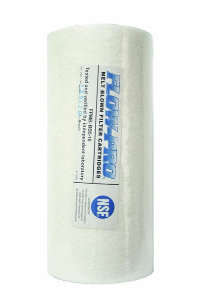 Flow-Pro microfiber filter (9.75”) Fits Dr. Clark Whole House Water Filter (Version 3).
